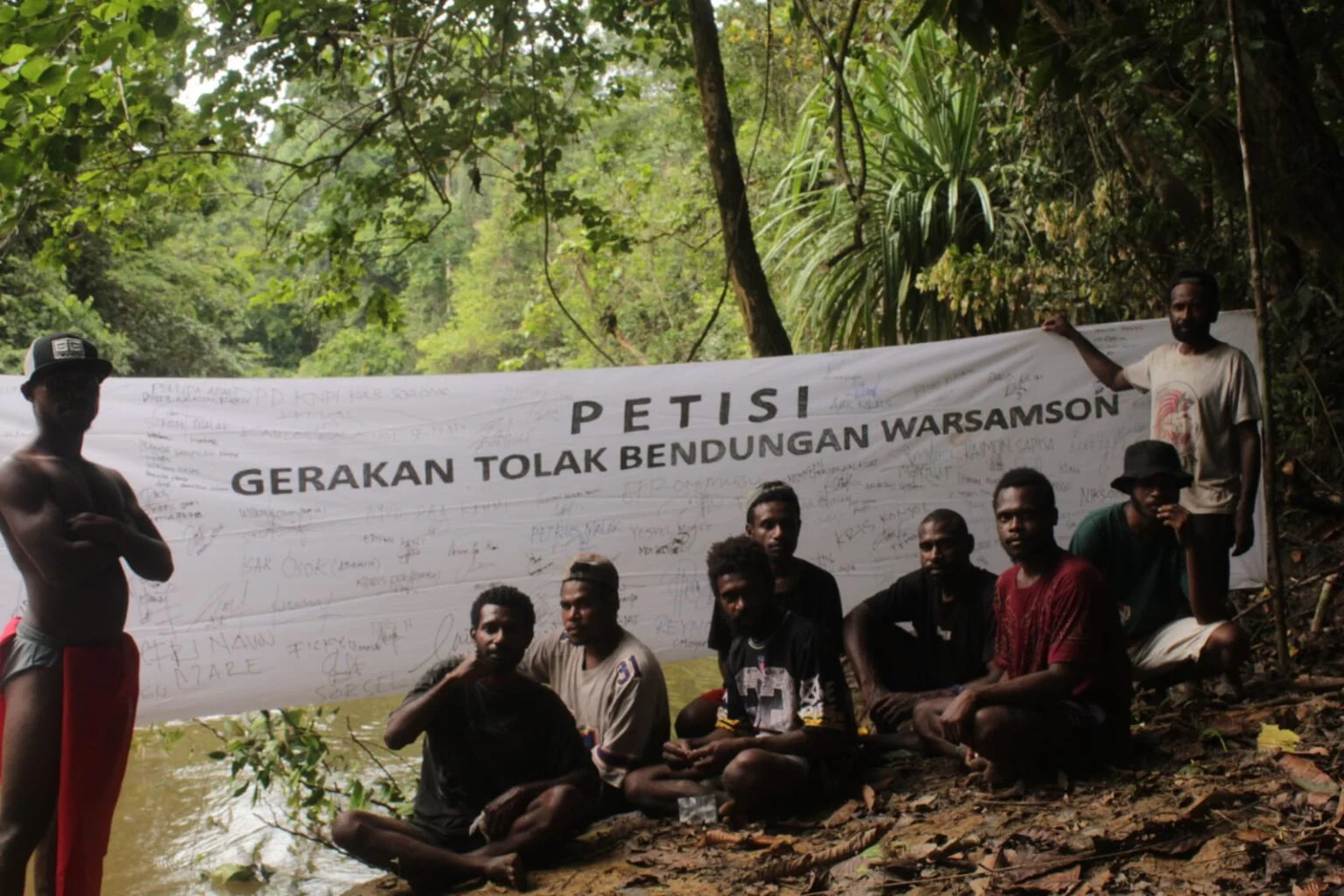 Proyek Bendungan Warsamson Ditolak Pemuda Moi