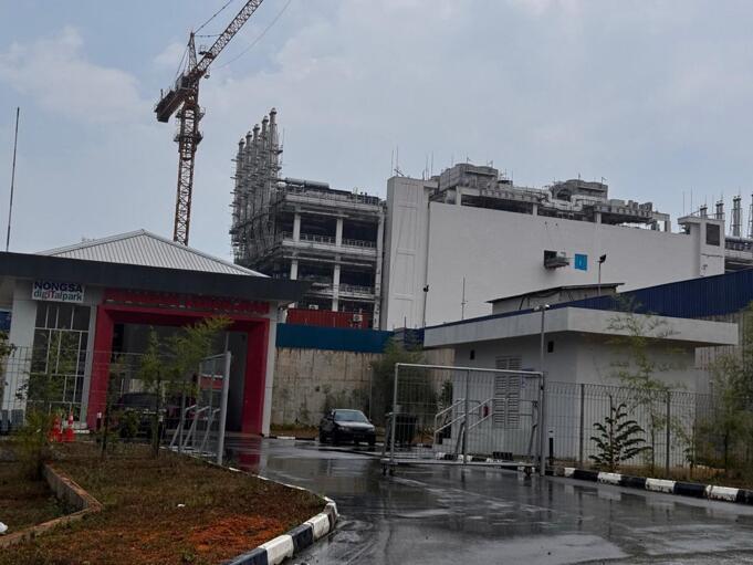 EGS AI Data Centre di Teluk Mata Ikan, Nongsa, Batam. Foto: Zakki Amali/ Trend Asia