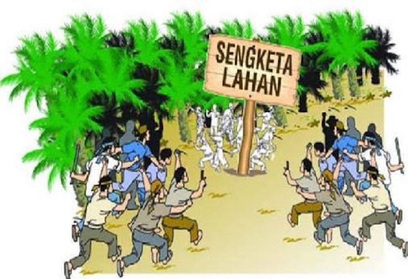 Ilustrasi konflik agraria. Foto: Internet